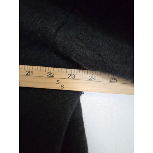Banana Republic Cardigan Womens M Sweater Black Merino Wool Knit Oversized Warm - Picture 7 of 9